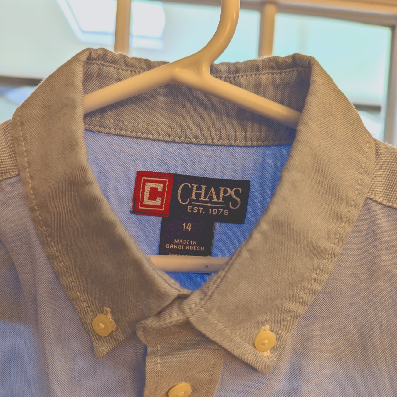 Pristine Condition Size 14 Chaps Button Down Shirt